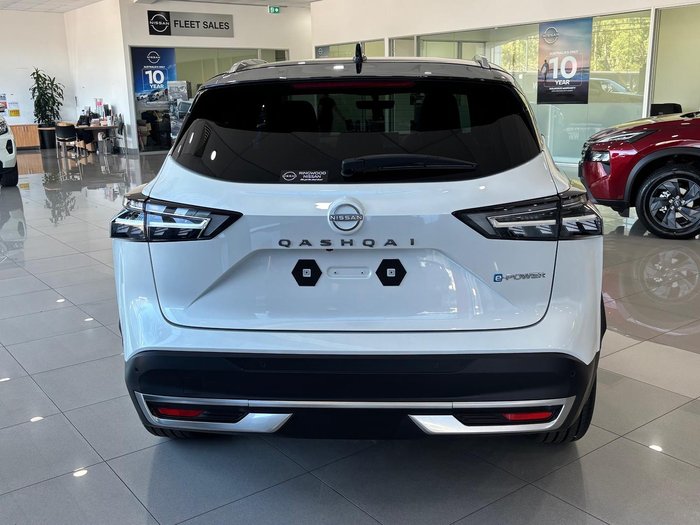 2026 Nissan QASHQAI Ti-L e-POWER J12 MY26 Pearl White with Onyx Black Roof