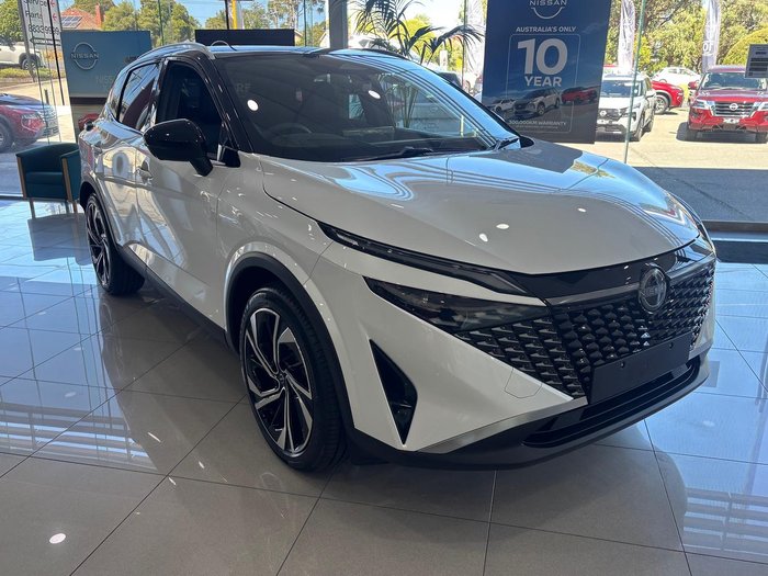 2026 Nissan QASHQAI Ti-L e-POWER J12 MY26 Pearl White with Onyx Black Roof