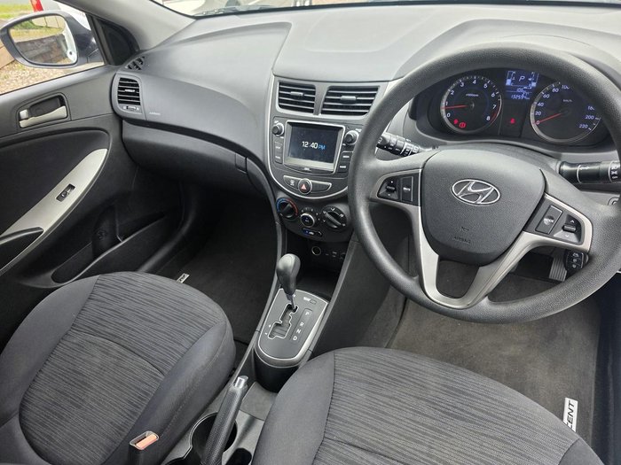 2015 Hyundai Accent Active RB3 MY16 WHITE