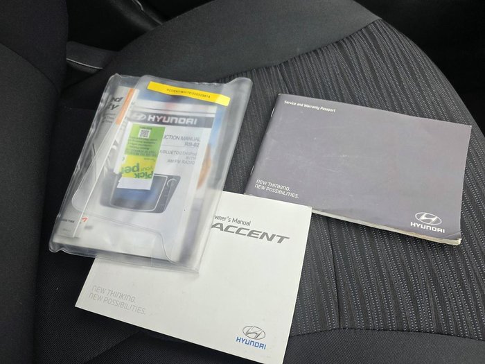 2015 Hyundai Accent Active RB3 MY16 WHITE