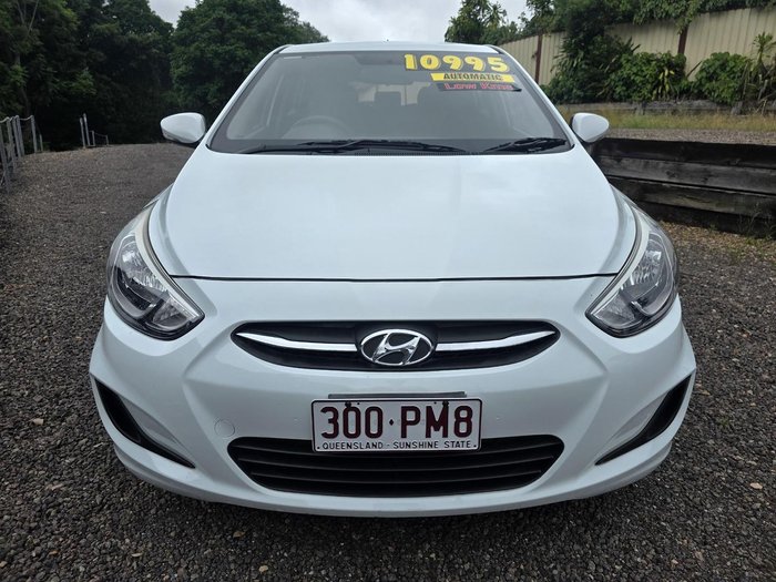 2015 Hyundai Accent Active RB3 MY16 WHITE