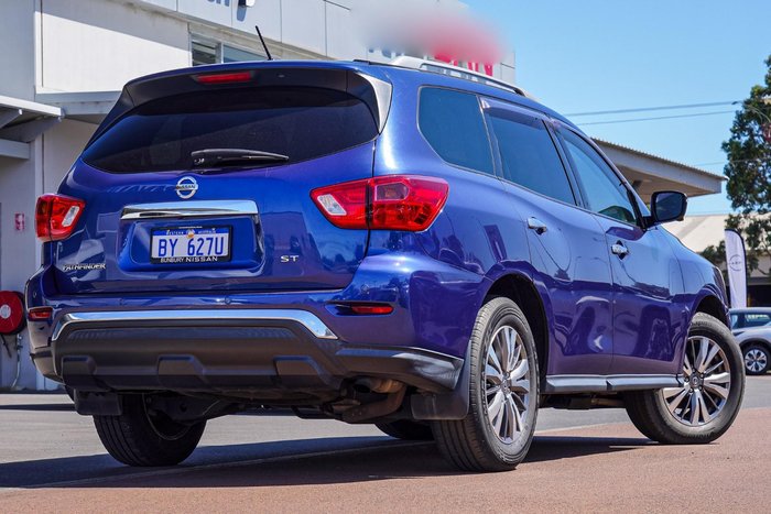 2019 Nissan Pathfinder ST+ R52 Series III MY19 Caspian Blue