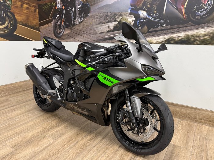 2026 Kawasaki 2026 Kawasaki 636CC NINJA ZX-6R GREY/BLACK