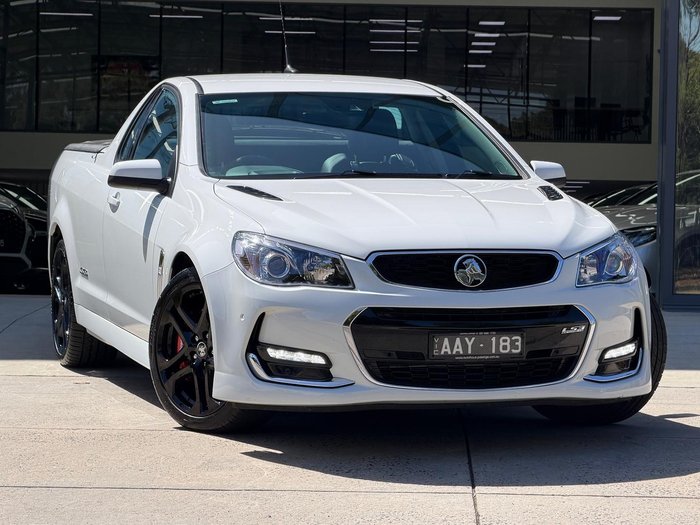 2016 Holden Ute SS V Redline VF Series II MY16 Heron White