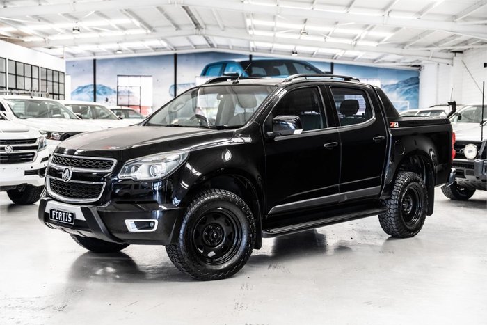 2016 Holden Colorado Z71 RG MY16 4X4 Dual Range Black Sapphire