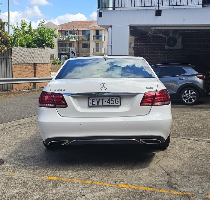 2015 Mercedes-Benz E-Class E220 CDI W212 Diamond White BRIGHT