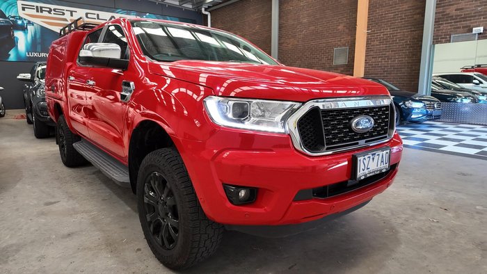 2020 Ford Ranger XLT Hi-Rider PX MkIII MY21.25 4x2 True Red