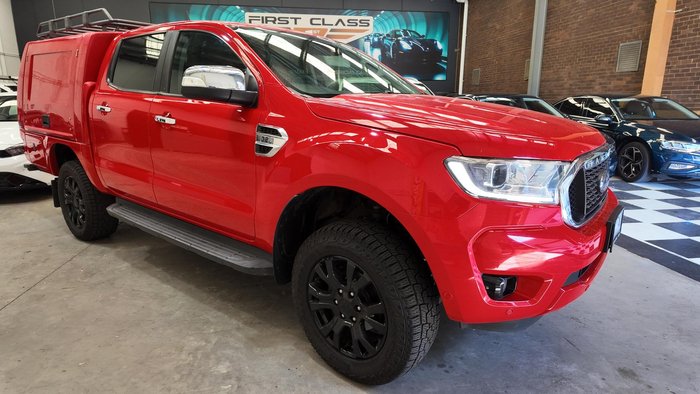 2020 Ford Ranger XLT Hi-Rider PX MkIII MY21.25 4x2 True Red