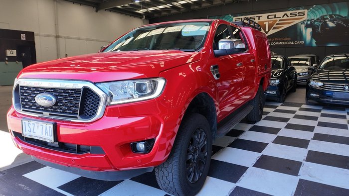 2020 Ford Ranger XLT Hi-Rider PX MkIII MY21.25 4x2 True Red