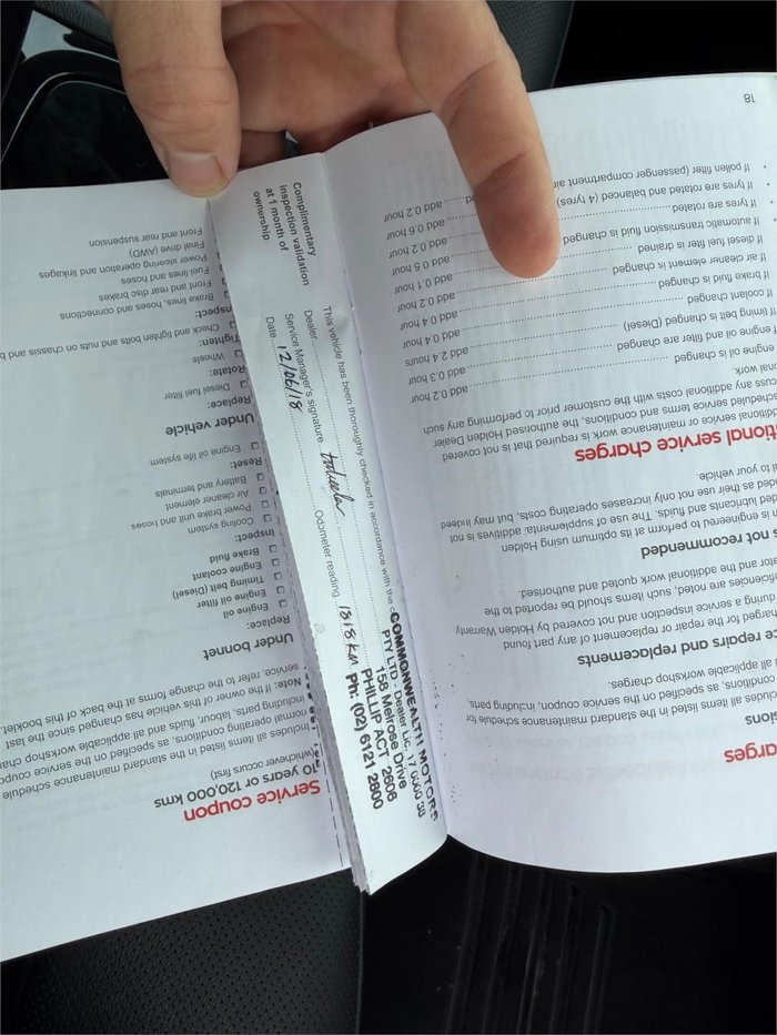 2018 HOLDEN COMMODORE RS-V