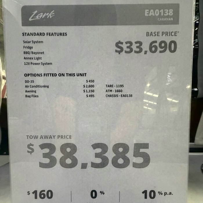 2026 JAYCO LARK OB.CP-MY26