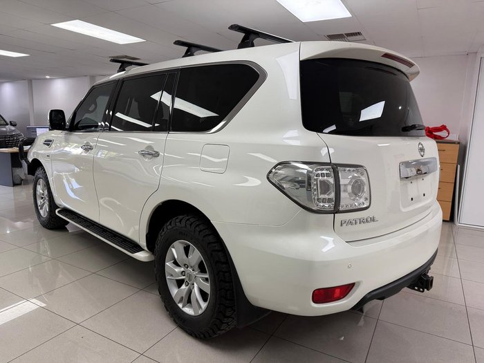 2016 Nissan Patrol Ti Y62 MY15 4X4 Dual Range Ivory Pearl