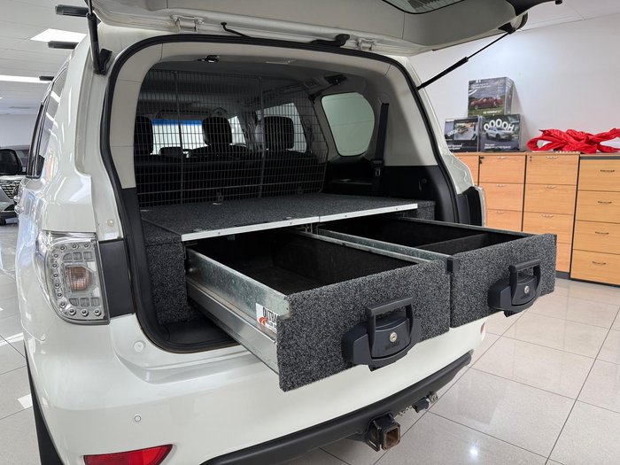 2016 Nissan Patrol Ti Y62 MY15 4X4 Dual Range Ivory Pearl