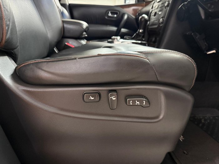 2016 Nissan Patrol Ti Y62 MY15 4X4 Dual Range Ivory Pearl