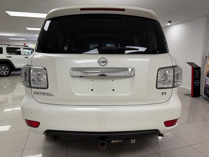 2016 Nissan Patrol Ti Y62 MY15 4X4 Dual Range Ivory Pearl