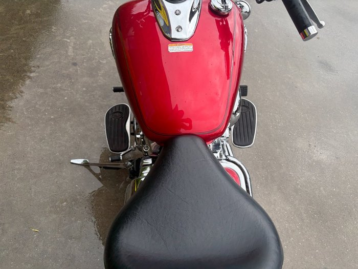 2010 Yamaha XVS650A V-STAR CLASSIC Red