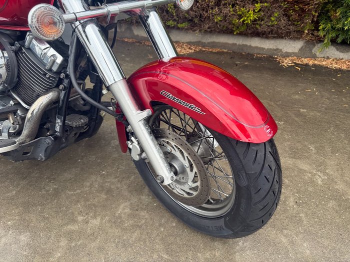 2010 Yamaha XVS650A V-STAR CLASSIC Red