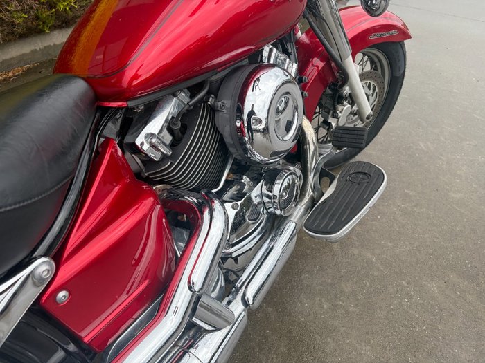2010 Yamaha XVS650A V-STAR CLASSIC Red