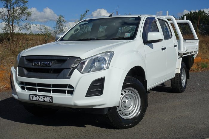 2018 Isuzu D-MAX SX MY18 4X4 Dual Range Splash White