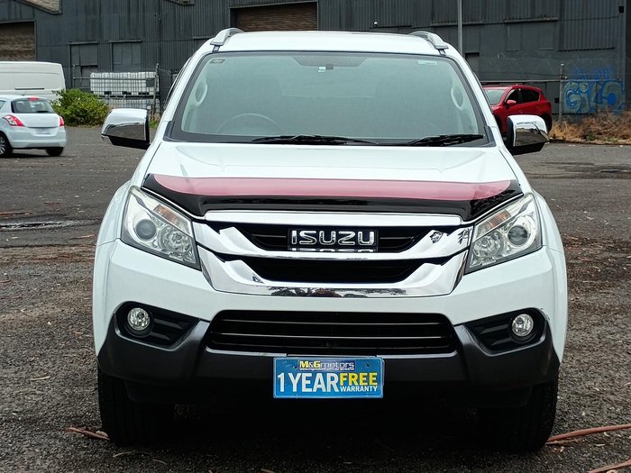 2014 Isuzu MU-X LS-T MY14 4X4 Dual Range Silky White
