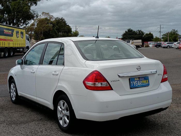 2007 Nissan Tiida ST-L C11 MY07 Polar White