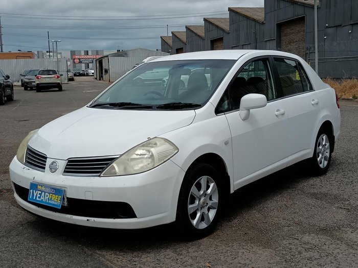 2007 Nissan Tiida ST-L C11 MY07 Polar White