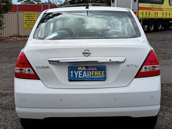 2007 Nissan Tiida ST-L C11 MY07 Polar White
