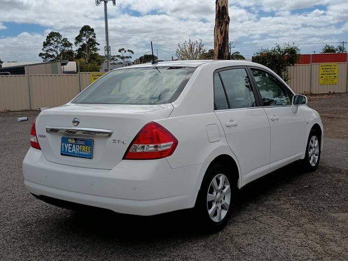 2007 Nissan Tiida ST-L C11 MY07 Polar White