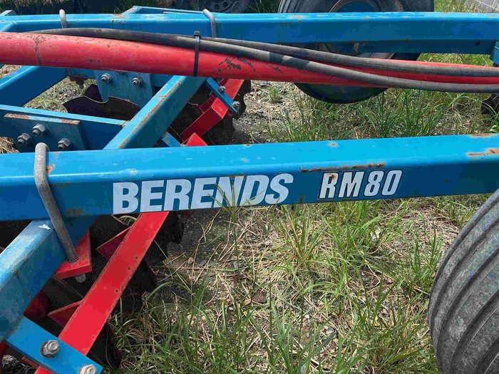 0 John Berends Rm80 Hd Trailing Offset Disc Plough BLUE