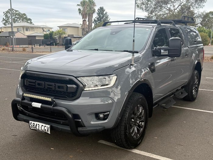 2020 Ford Ranger FX4 Max PX MkIII MY21.25 4X4 Dual Range Meteor Grey