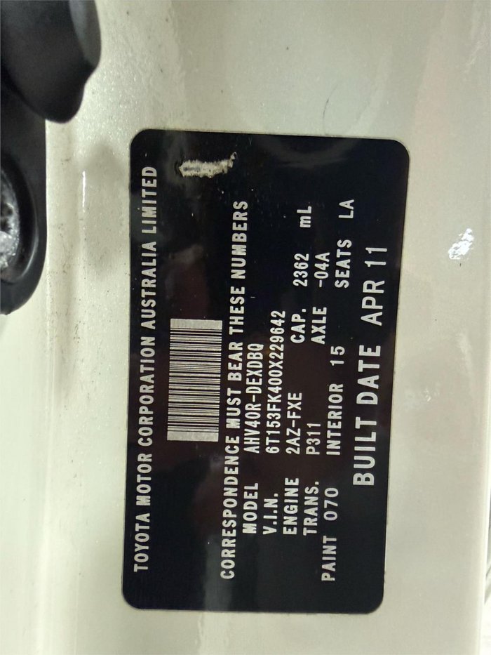 2011 Toyota Camry Hybrid