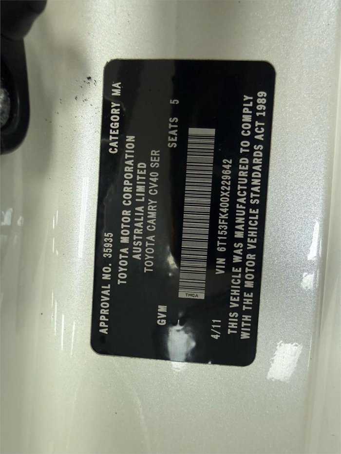 2011 Toyota Camry Hybrid