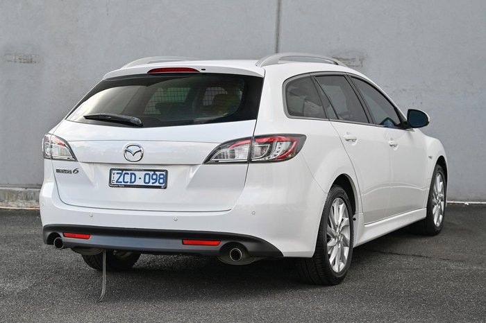 2012 Mazda 6 Touring GH Series 2 MY12 Crystal White Pearl