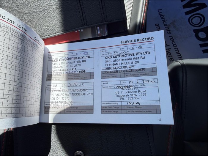 2022 MG ZST VIBE MY22 Red