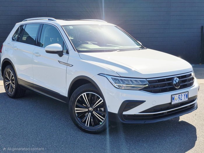 2024 Volkswagen Tiguan 132TSI Life 5N MY24 Four Wheel Drive Pure White