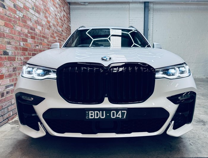 2019 BMW X7 xDrive30d G07 4X4 Constant Mineral White