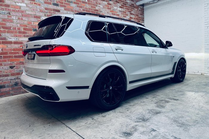 2019 BMW X7 xDrive30d G07 4X4 Constant Mineral White