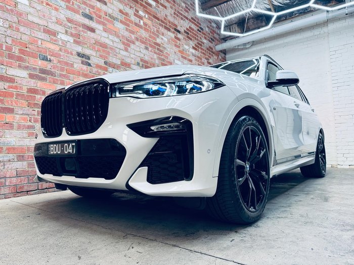 2019 BMW X7 xDrive30d G07 4X4 Constant Mineral White