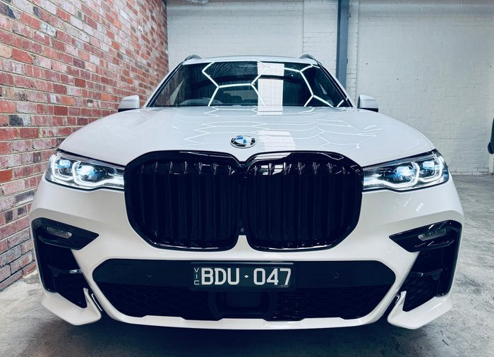 2019 BMW X7 xDrive30d G07 4X4 Constant Mineral White