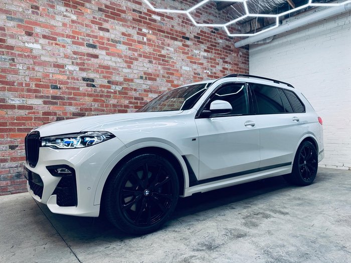 2019 BMW X7 xDrive30d G07 4X4 Constant Mineral White