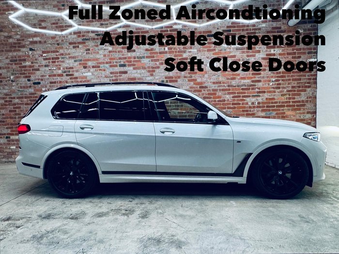 2019 BMW X7 xDrive30d G07 4X4 Constant Mineral White