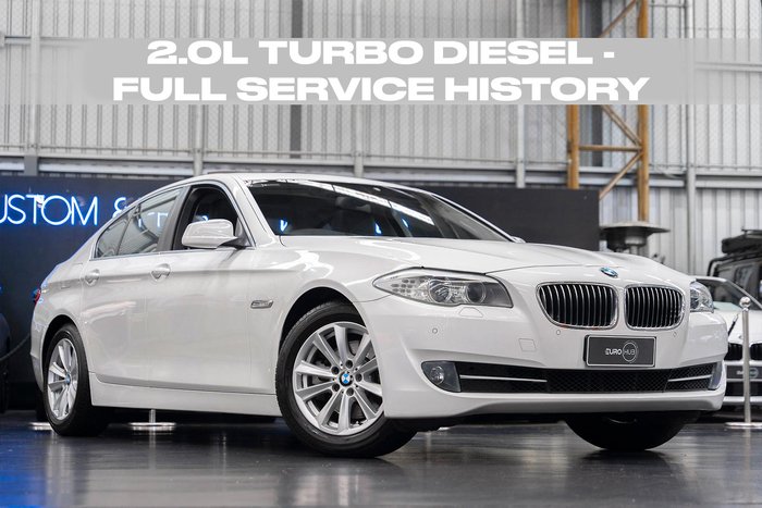 2012 BMW 5 Series 520d F10 MY12 Alpine White