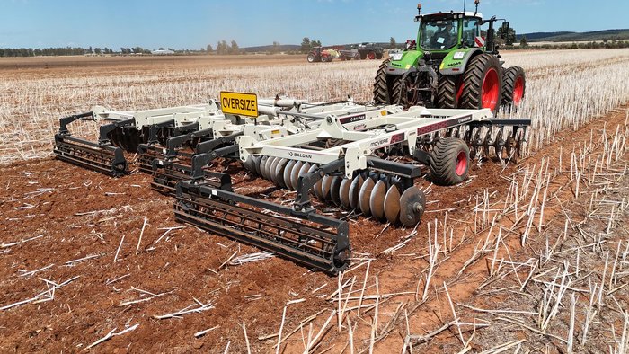 0 Baldan Movere 124 Plate Leveling Disc With Rear Roller