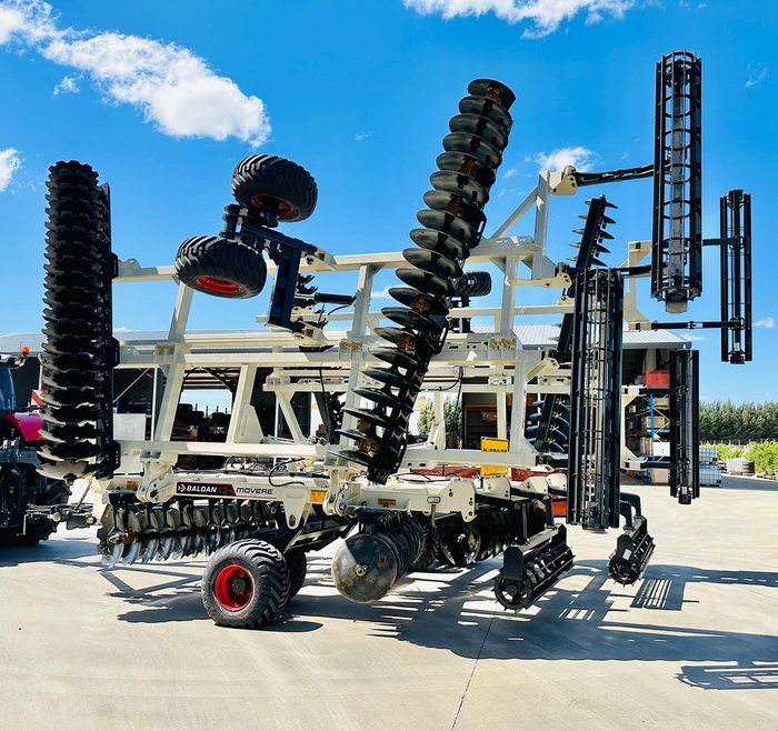 0 Baldan Movere 124 Plate Leveling Disc With Rear Roller