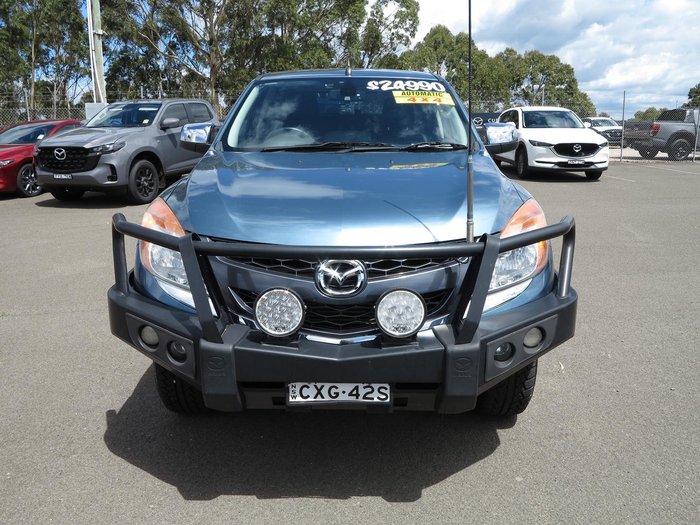 2015 Mazda BT-50 GT UP 4X4 Dual Range Gunmetal Blue