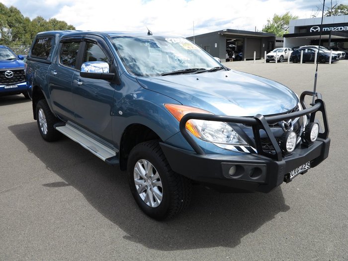 2015 Mazda BT-50 GT UP 4X4 Dual Range Gunmetal Blue