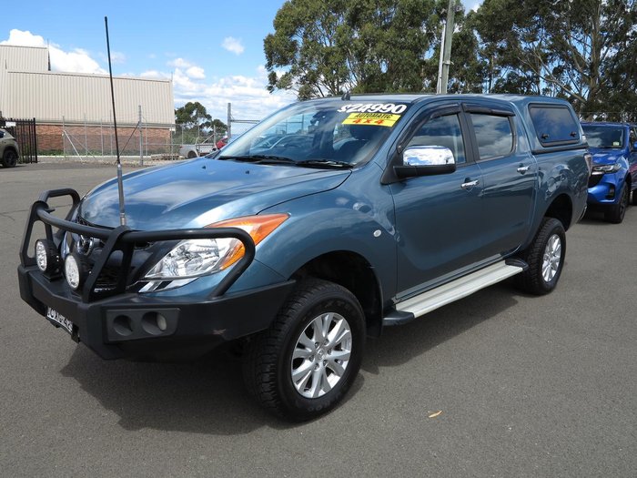 2015 Mazda BT-50 GT UP 4X4 Dual Range Gunmetal Blue