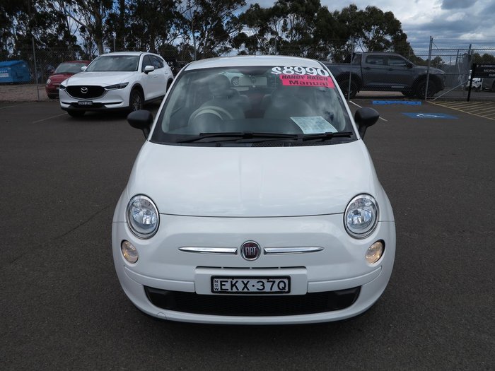 2013 Fiat 500 Pop Series 1 Funk White