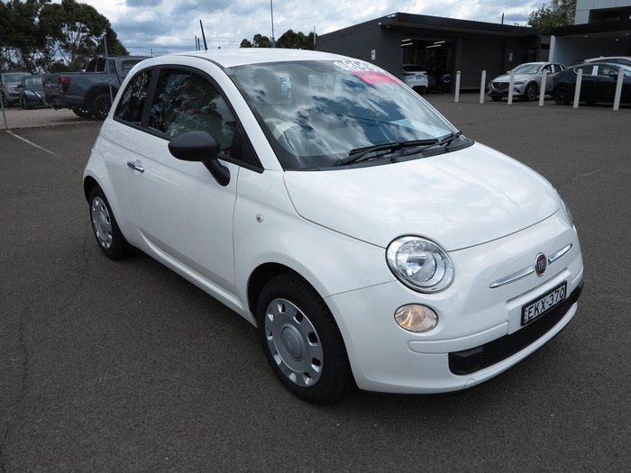 2013 Fiat 500 Pop Series 1 Funk White