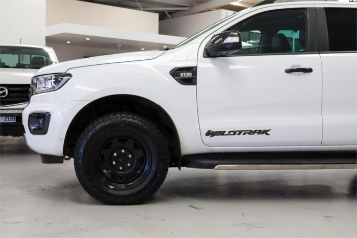 2021 Ford Ranger Wildtrak PX MkIII MY21.75 4X4 Dual Range Arctic White